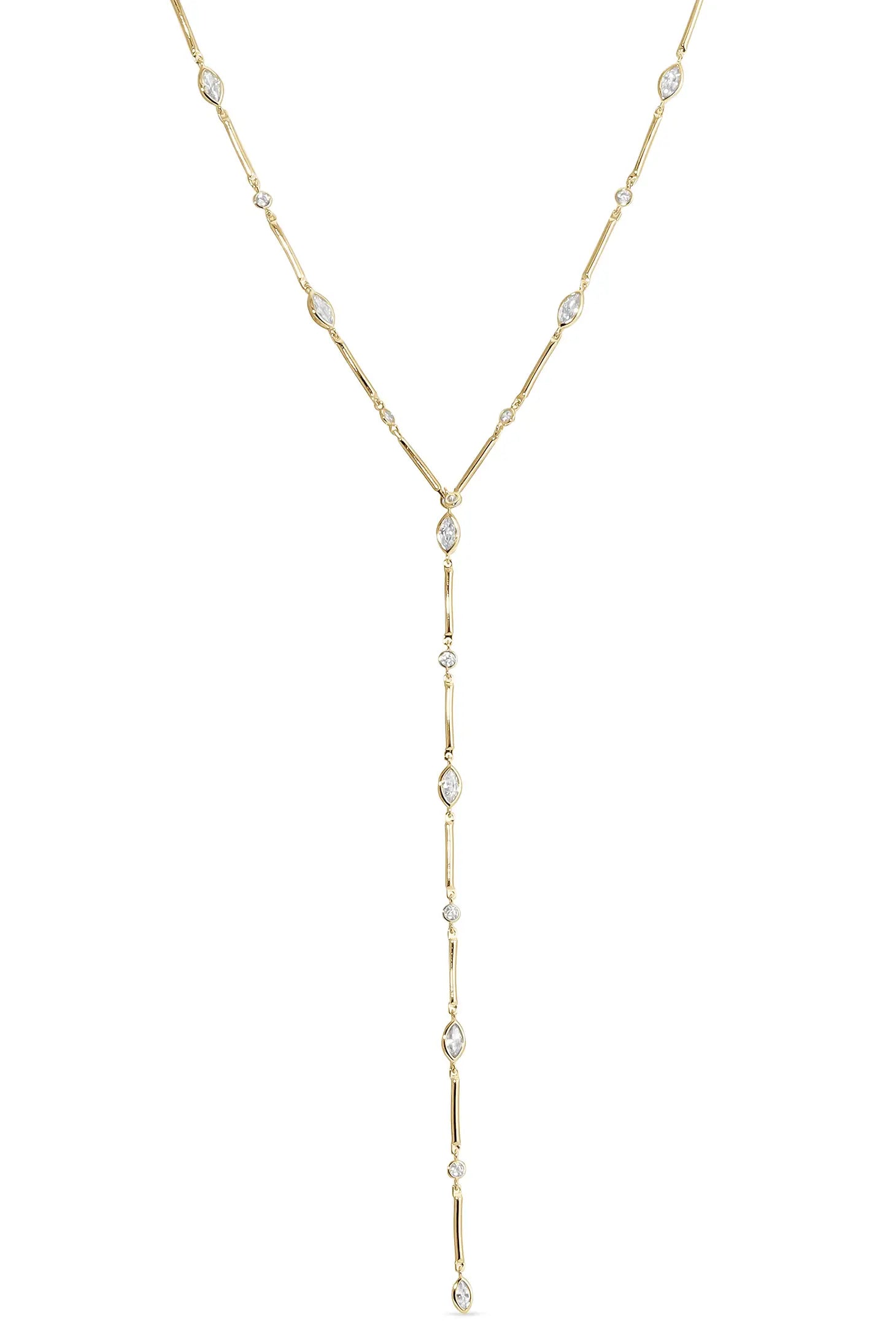 Lili Claspe Jules Lariat in Gold