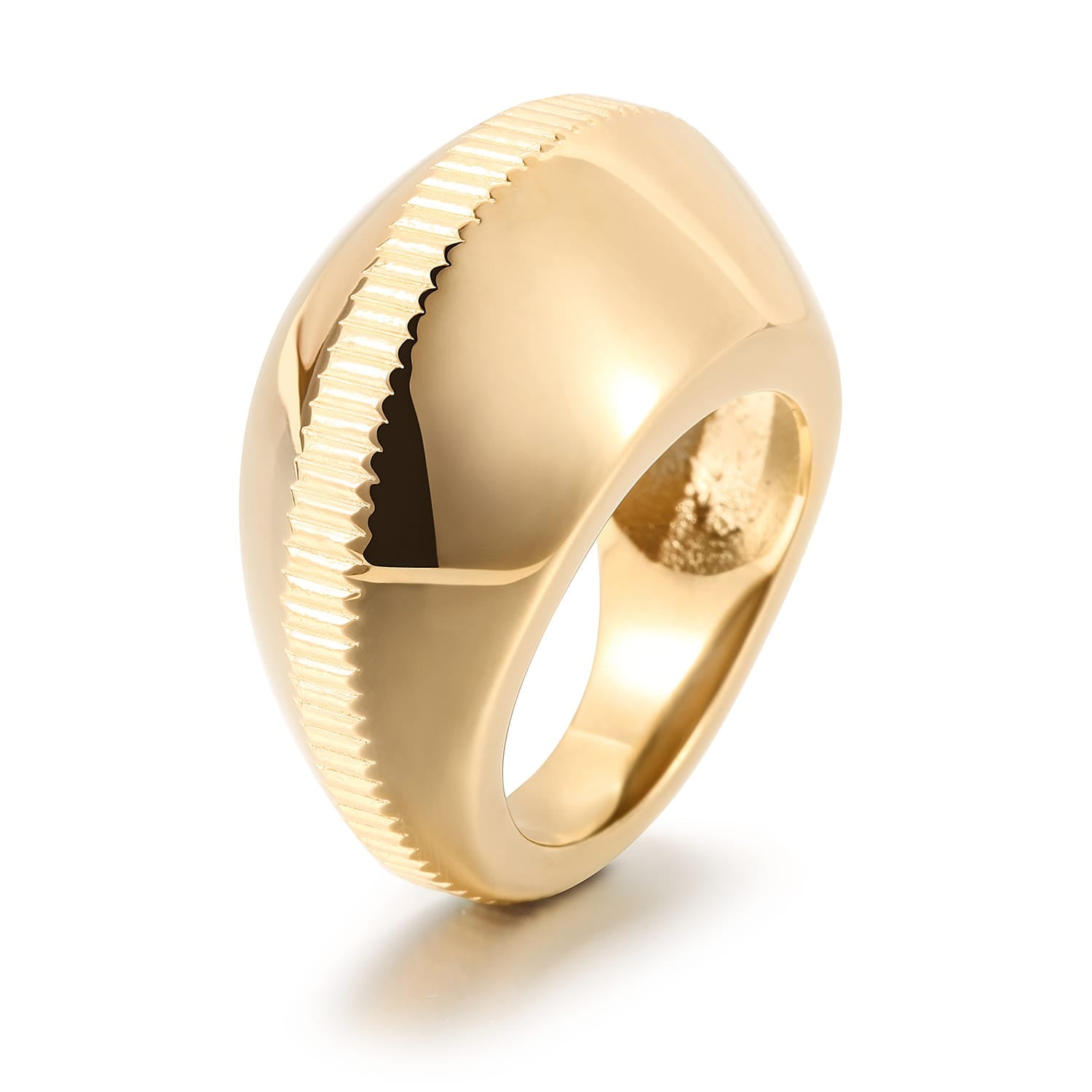 Gold Plated Detail Ring